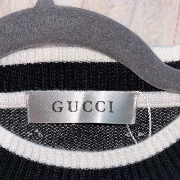 Gucci Monochrome Striped Knitwear - Picture 3 of 5